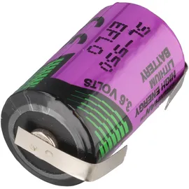 Tadiran Batteries Tadiran LTC SL-550/T, Herst.Nr: 1110550200 mit Lötfahnen U-Form