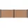 vidaXL Zaunlatte 2 x 1,8 m Braun/Aluminium