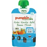 pumpkin organics Bio Gemüse-Frucht-Zubereitung Kürbis-Karotte-Apfel-Banane-Pfirsich