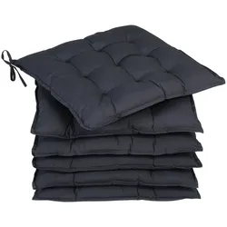 Sitzkissen 6er-Set Cozy Anthrazit