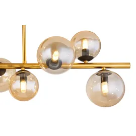 GLOBO Riha 9x G9 LED schwarz matt