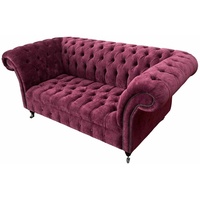 JVmoebel Chesterfield-Sofa, Chesterfield Sofa Klassisch Design Wohnzimmer Sofas Couch rot