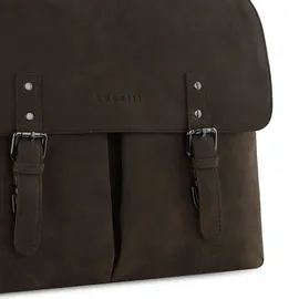 Bugatti Luca Aktentaschen Messenger Leder 39 cm Laptopfach braun