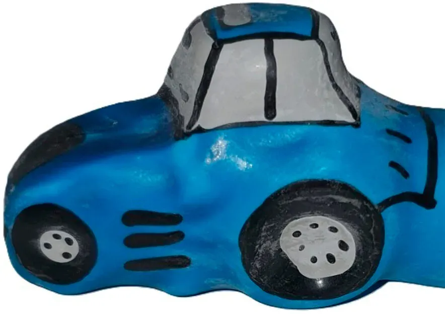 CONDOMERIE - HANDBEMALTE NEUHEITSKONDOME TRAKTOR BLAU XL