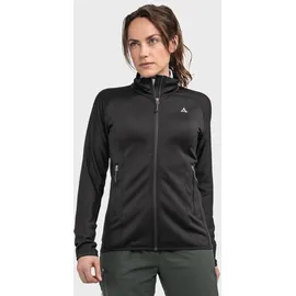 Schöffel Damen Style Cascata Fleece Jacke (Größe XXL, schwarz)