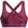 Under Armour Crossback Mid Print Dark Maroon/Pink S