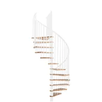 Minka Spindeltreppe Spiral Effect 38 - 305,5 cm Aluminium/Holz/Metall/Stahl