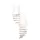 Minka Spindeltreppe Spiral Effect 38 - 305,5 cm Aluminium/Holz/Metall/Stahl