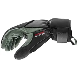 Leki Hevon 3D Skihandschuhe Black/Dusty Green 10