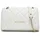 Valentino Ocarina Schultertasche Kunstleder Gold/Weiß