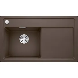 Blanco Zenar 45 S links Einbau von Oben cafe Excenterbetätigung 860 x 510 mm