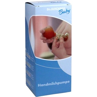 Dr. Junghans Handmilchpumpe Kunststoffball mit Glas