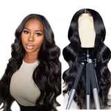 AiPliantfis Perücke Damen 13x6 Lace Wig Human Hair Wig Lace Closure Wig Free Part Wig With Baby Hair Brazilian Remy Hair Grade 8A Unprocessed Virgin Hair Echthaar Perücke 18 Zoll