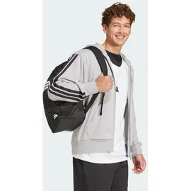 adidas Essentials 3-Streifen French Terry Sweatjacke Herren Medium Grey Heather/Black 3XL