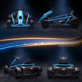 Homcom Gokart Blau (1-tlg)