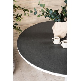 VCM Copacabana Esstisch Ø140cm weiß grau. - Grau