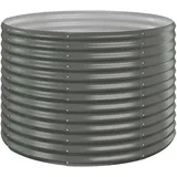 vidaXL Hochbeet 100 x 100 x 68 cm Grau