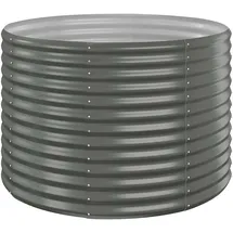 vidaXL Hochbeet 100 x 100 x 68 cm Grau
