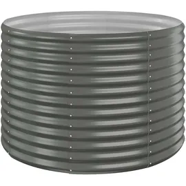vidaXL Hochbeet 100 x 100 x 68 cm Grau