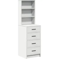 VidaXL Highboard Weiß 40x41x135 cm Holzwerkstoff