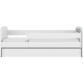 raumhirsch furniture Kinderbett Safari 80 x 180 cm Holzwerkstoff weiß