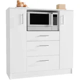 VCM Unterschrank Esilo 109 x 40 x 110 cm Weiß