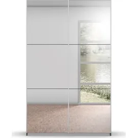 Rauch Schwebetürenschrank Reflect 131 x 210 x 59 cm Grau