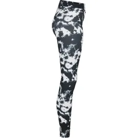 URBAN CLASSICS Ladies Tie Dye Leggings Schwarz M