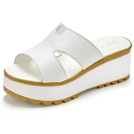 LASCANA Keilsandaletten Damen Weiß 40