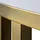 lookway LORI Gold/Schwarz Metall 70 x 49 x 70 cm