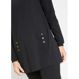 bonprix Longshirt Schwarz L