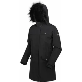 Regatta Serleena II Parka für Damen Wasserdicht mit Kapuze , Farbe:Schwarz, Größe:38 - Schwarz 38