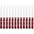 Tramontina Steakmesser 21 cm im 6-er Set, edles Steakbesteck aus rostfreiem Edelstahl