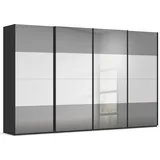 Rauch Schwebetürenschrank SCALE-FYRA 360 x 223 x 68 cm Grau/Schwarz