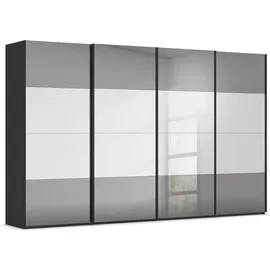 Rauch Schwebetürenschrank SCALE-FYRA 360 x 223 x 68 cm Grau/Schwarz