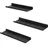 Songmics Wandboard 3er Set Metall Schwarz