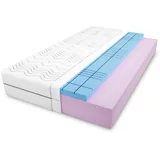 Meblito Bonellfederkern, Weiß, Naturmaterialien, 90x200 cm, Schlafzimmer, Matratzen Shop, Matratzen, Taschenfederkernmatratzen