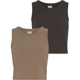 LASCANA Crop-Top Braun 36/38