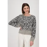 Monari Strickjacke mit angesagtem Leopardenmuster - 44 - 44