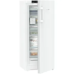 LIEBHERR Gefrierschrank "FNb 465i", B (A-G), silber (weiß), B:59,7cm H:145,5cm T:67,5cm, Gefrierschränke