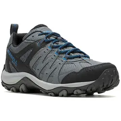 Wanderschuh MERRELL "ACCENTOR 3 SPORT GORETEX", Gr. 45, blau (graublau), Synthetik, Textil, sportlich, Schuhe, wasserdicht