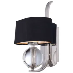 Gotham 1-flammige Wandleuchte - Imperiales Silber
