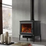 hergom E30 L Kaminofen Gusseisen Schwarz