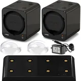Official Beco Boxy Fancy Uhrenbeweger ALL BLACK DOUBLE MED für 2 Uhren - aus der Kollektion 2025