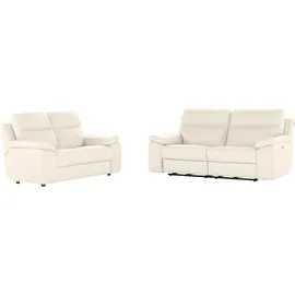 Calia Italia Couch Leder 3-Sitzer Weiß