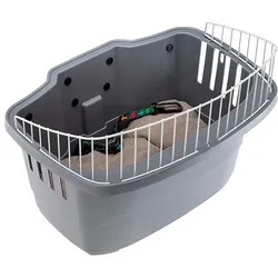 ATLAS BIKE 20, Fahrradkorb für Katzen und kleine Hunde, 47x35,5x34,5cm