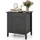 Costway Nachtschrank 60 x 45 x 66 cm Schwarz