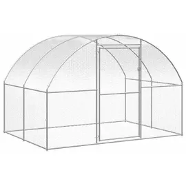 vidaXL Outdoor-Hühnerstall 3x2x2 m Verzinkter Stahl