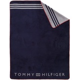 Tommy Hilfiger Fleece Wohndecke Navy 150x200 cm