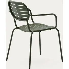 Kave Home Brai Gartenstuhl 56 x 60,5 x 81 cm grün 4 St.